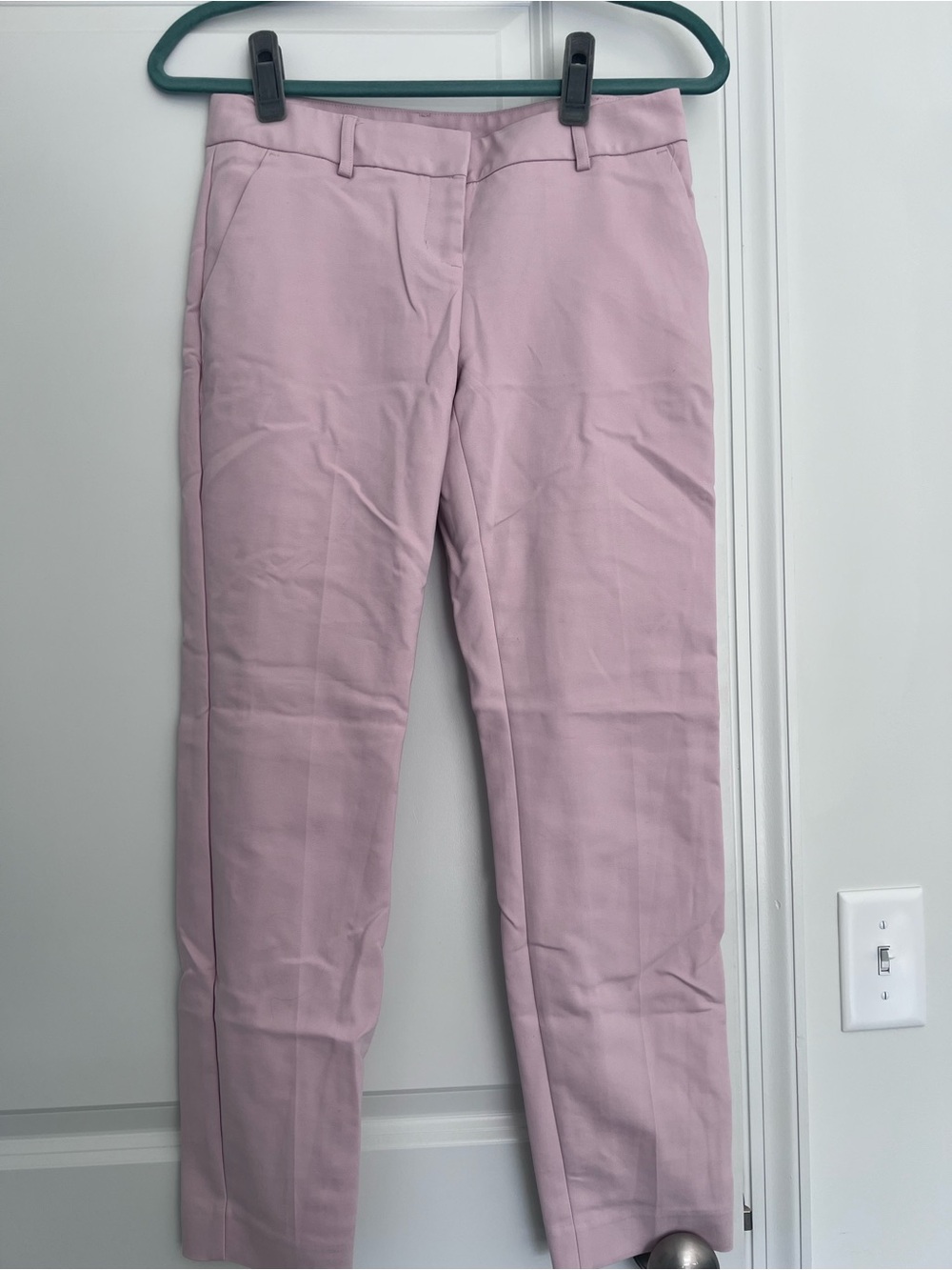Express Columnist Straight Pant 00R Ballet Pink